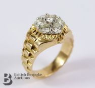 18ct Yellow Gold and Diamond Ring