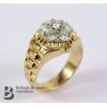18ct Yellow Gold and Diamond Ring