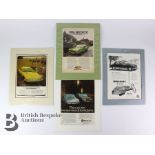 Ten Vintage Car Advertising Prints