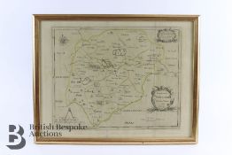 Ogilby John Strip Map and Mordant Rutland Map