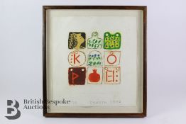 Joe Tilson (1928- ) Limited Edition Etching/Aquatints