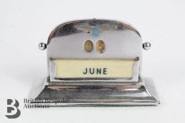 SS Jaguar Art Deco Showroom Perpetual Calendar