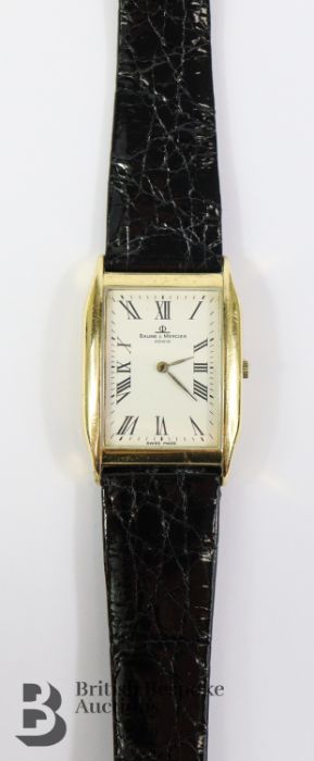 Baume & Mercier Tank Wrist Watch - Image 2 of 5