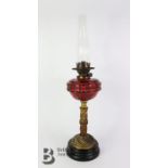 Palmer & Co Glass Oil Lamp