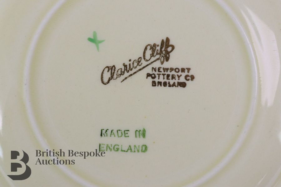 Clarice Cliff Hand Painted 'Crocus' Pattern Ceramics - Image 5 of 7