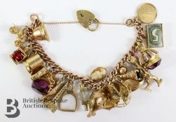 9ct Gold Charm Bracelet