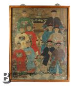 19th Century Chinese Ancestral Scroll Painting