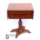 William IV Mahogany Drop Leaf Table