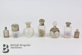 Seven Antique Perfume Bottles
