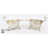 Pair of Silver Sauce Boats