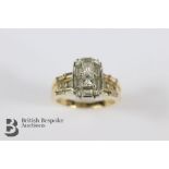 14ct Yellow Gold Diamond Ring