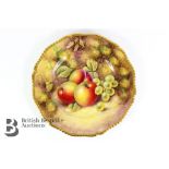 Royal Worcester Fallen Fruit Cabinet Plate