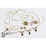 Miscellaneous 9ct Gold Jewellery