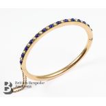 Edwardian 14/15ct Yellow Gold Bangle