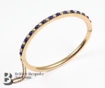 Edwardian 14/15ct Yellow Gold Bangle