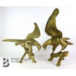 Pair of Brass Eagles