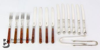 Georgian Set of Four Knives and Forks