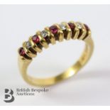Cartier 18ct Yellow Gold Diamond Ruby Ring