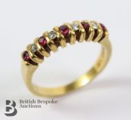 Cartier 18ct Yellow Gold Diamond Ruby Ring