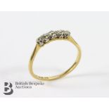 18ct Gold and Platinum Diamond Ring