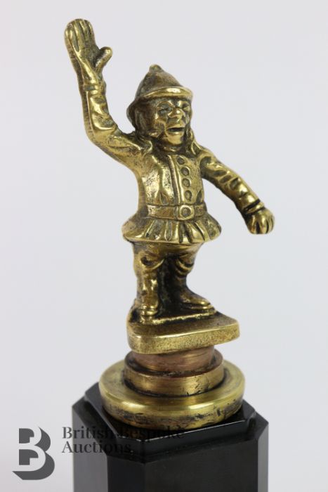 Unusual Brass Early Mascot - Image 2 of 3