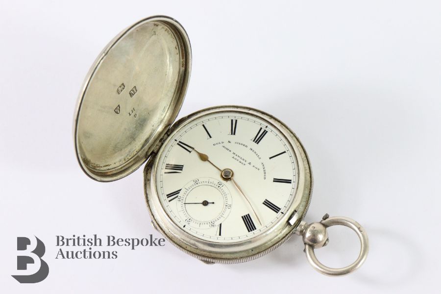 Silver Cased Pocket Watches - Image 3 of 4