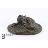 After Mene - Cast Bronze Fox