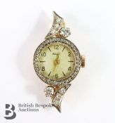 14ct White Gold and Diamond Cocktail Watch