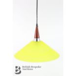 Two Italian Fabbian Pendant Lights