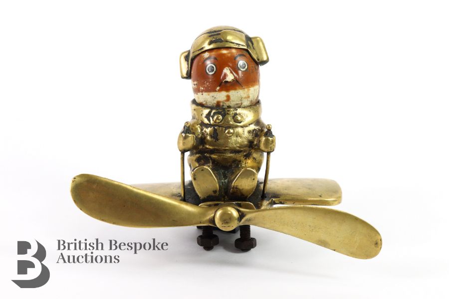 Rare Hassall Aviator Motor Mascot - Image 3 of 9