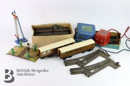 Hornby Series Tin Plate Coaches, Signal, Level Crossing etc.
