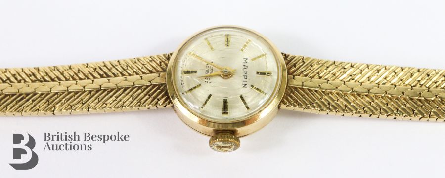 Lady's 9ct Yellow Gold Mappin Wrist Watch - Image 3 of 4