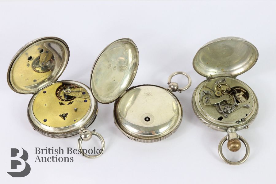 Silver Cased Pocket Watches - Image 4 of 4