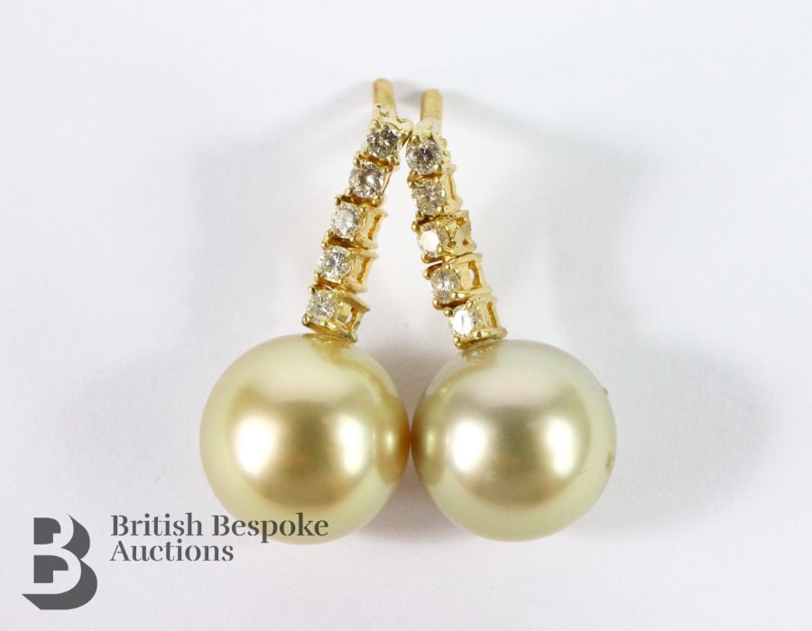 Pair of Southsea Pearl Earrings