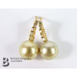 Pair of Southsea Pearl Earrings