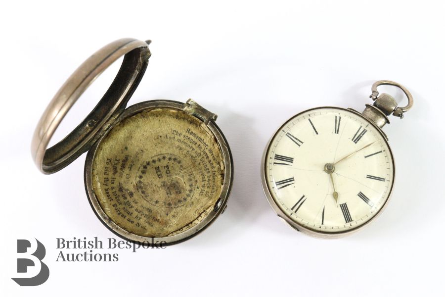 George III Silver Pair-Cased Pocket Watch