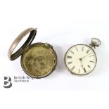 George III Silver Pair-Cased Pocket Watch