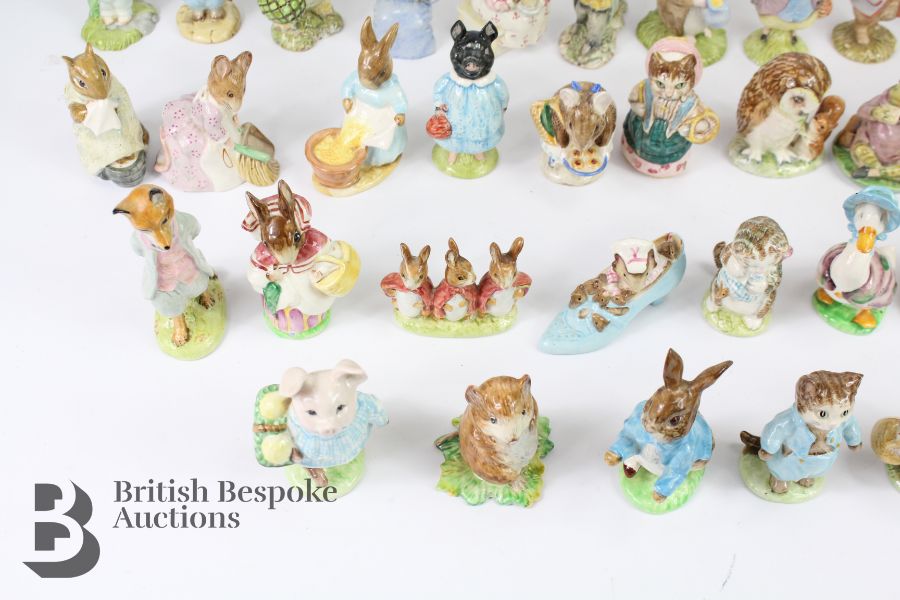 Collection of 48 Beatrix Potter Figures from Beswick and Royal Albert - Image 6 of 14