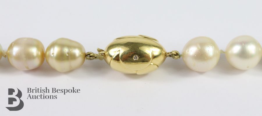 Baroque South Sea Pearl Necklace - Image 5 of 6