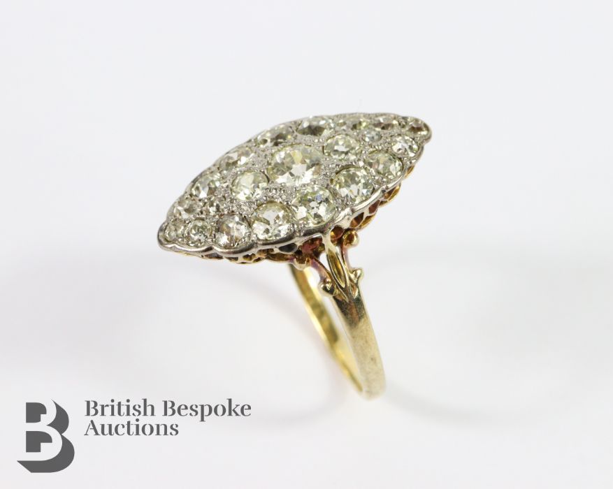 Victorian Yellow Gold and Diamond Ring - Image 3 of 4