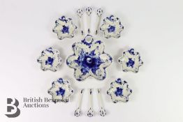 Charming Blue and White Pickle Dishes