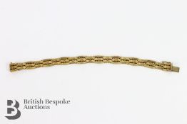 9ct Lozenge-Link Gold Bracelet