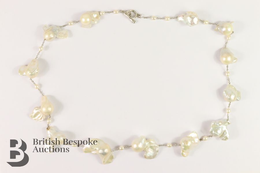 Fabulous Baroque Pearl Necklace