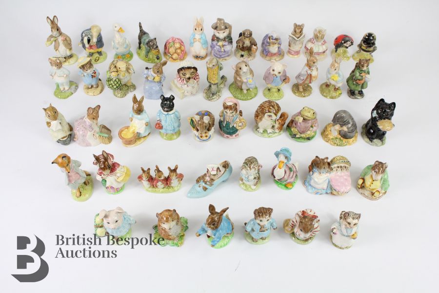 Collection of 48 Beatrix Potter Figures from Beswick and Royal Albert - Image 3 of 14