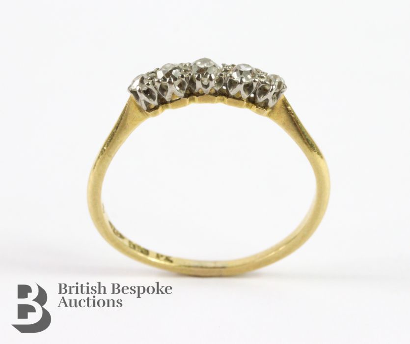 18ct Gold and Platinum Diamond Ring - Image 3 of 3