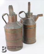 Two Vintage Copper Cans