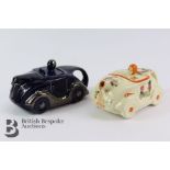 Sadler's Ceramic Motoring Racing Tea Pot