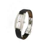 Piaget Tonneau 18ct White Gold and Diamond Wrist Watch