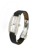 Piaget Tonneau 18ct White Gold and Diamond Wrist Watch