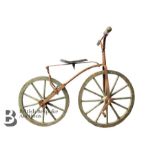 Child's Velocipede Boneshaker Bicycle